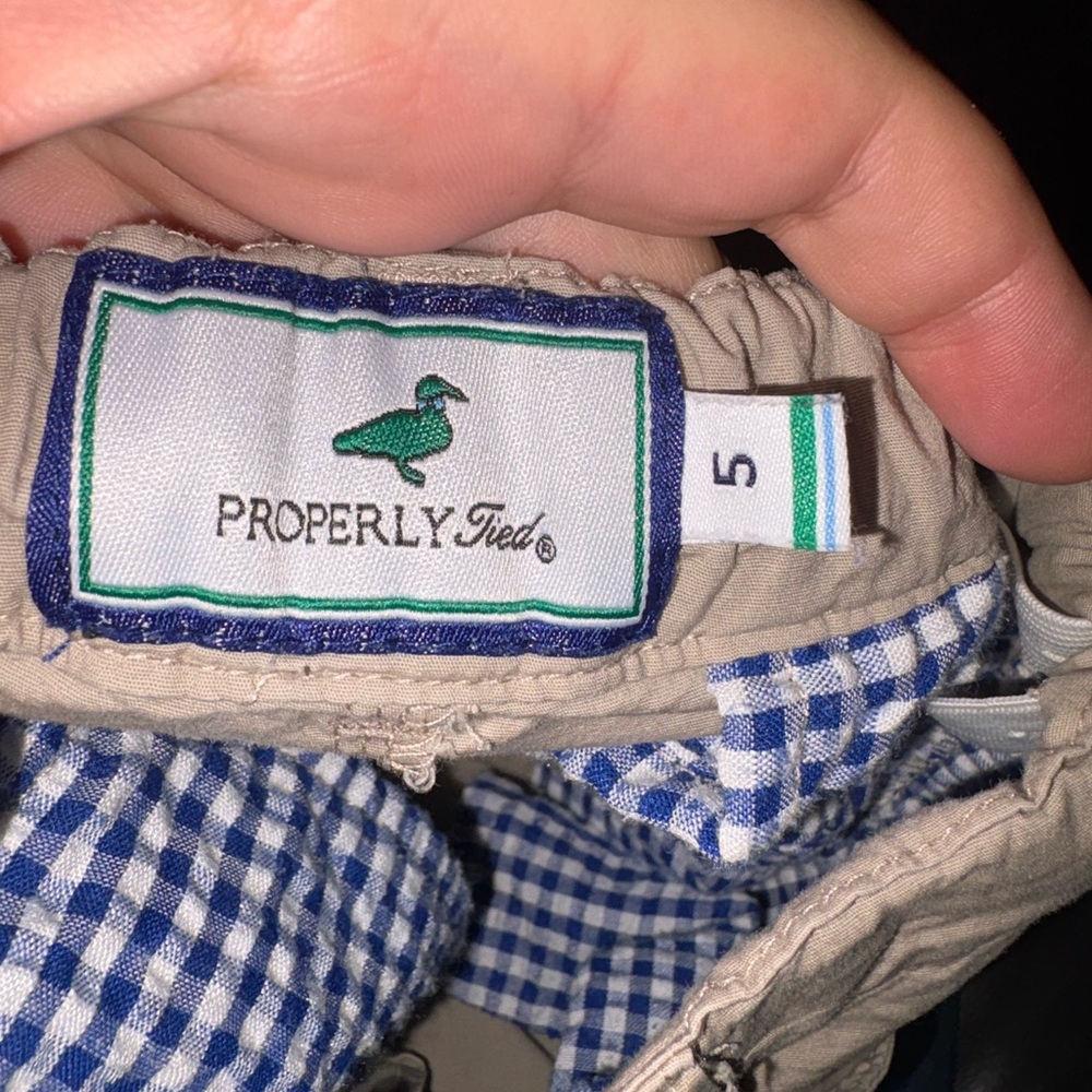 Properly Tied Kids Casual Tan Bottoms